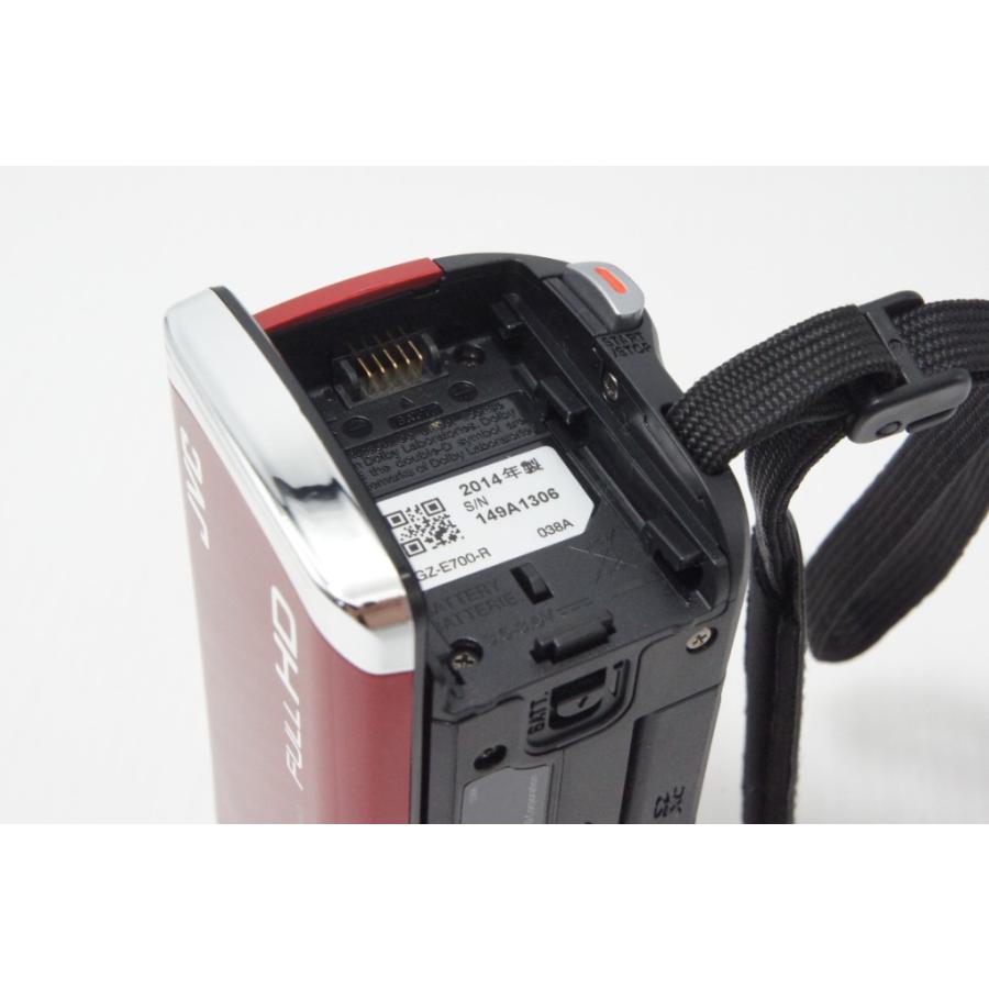 ケンウッド 美品 JVC Everio GZ-E700 デジタルビデオカメラ レッド