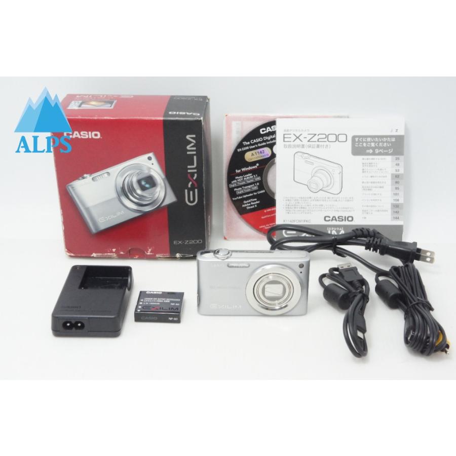 美品】 CASIO EXILIM EX-Z200デジタルカメラ コンデジ 箱付 CASIO EX