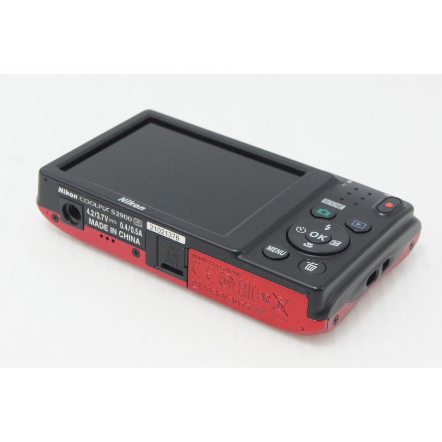 ニコン（Nikon） 美品 COOLPIX S2900 コンパクトデジタルカメラ レッド