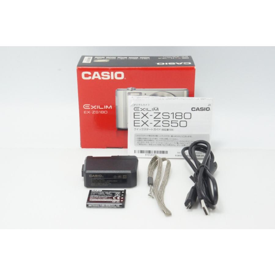 CASIO（カシオ） 美品 EXILIM EX-ZS180 コンパクトデジタルカメラ