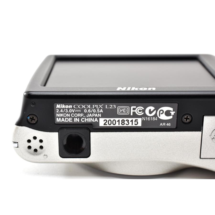 ニコン（Nikon） 美品 COOLPIX L23 コンパクトデジタルカメラ シルバー