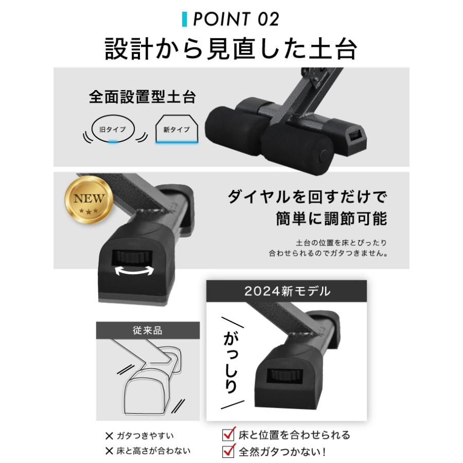 YouTen 【2年保証】 2024年最新モデル トレーニングベンチ 段階調節 耐
