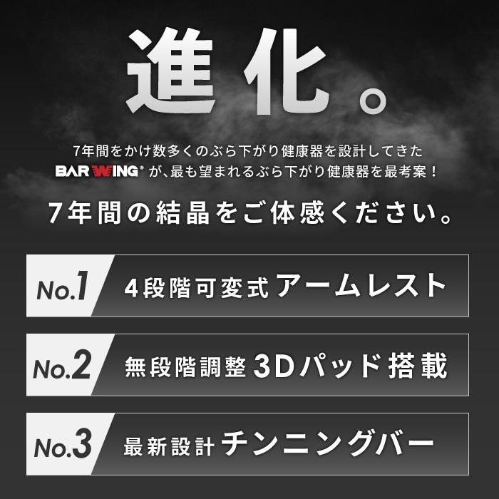 ★2年保証★ぶら下がり健康器 懸垂バー 懸垂 マルチジム 懸垂マシン チンニング 筋トレ トレーニング ディップススタンド チンニングスタンド｜amj｜07