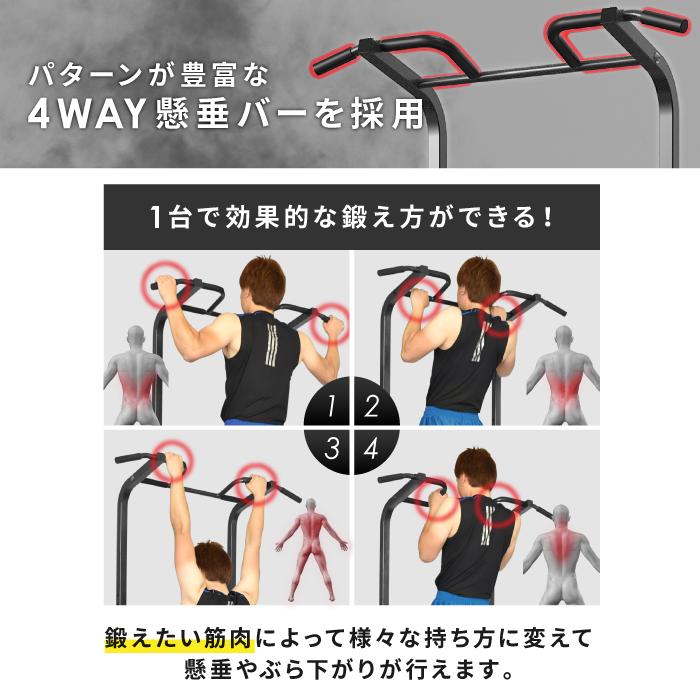 FITYOU　 懸垂バー　マルチスタンド Amazon | Power Systems プレミアム回転マルチエクササイズバー