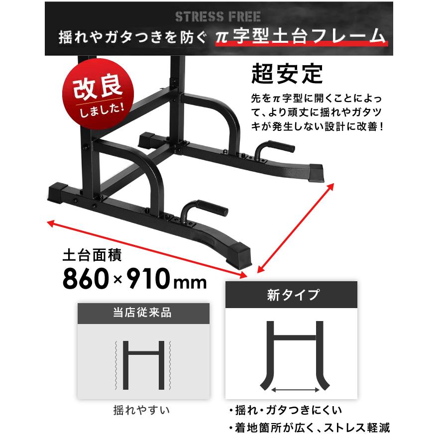 YouTen 【3年保証】ぶら下がり健康器 π字 土台フレーム ぶら下がり健康