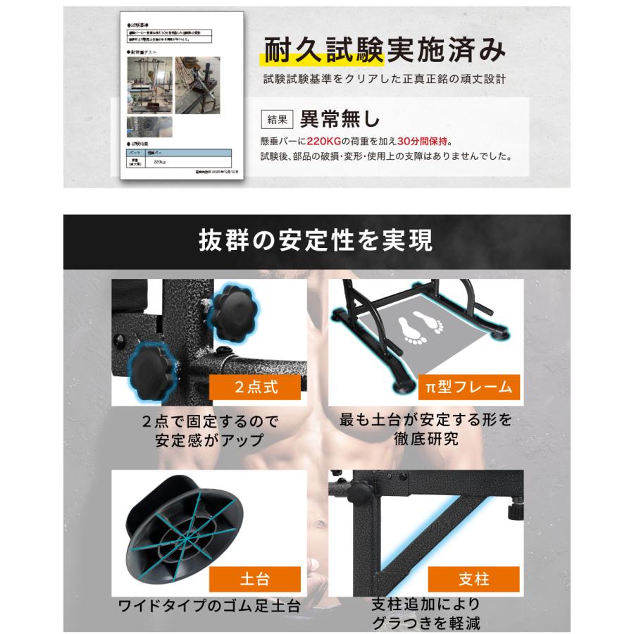 YouTen ぶら下がり健康器 7WAY 高さ調整13段階 高さ調節 クッション