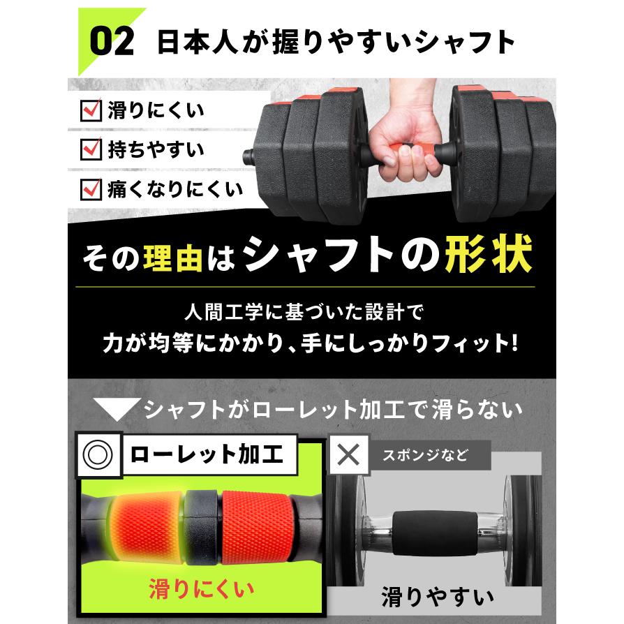 10KG×2セット】20KGダンベル 4WAYダンベル ダンベル 可変式ダンベル