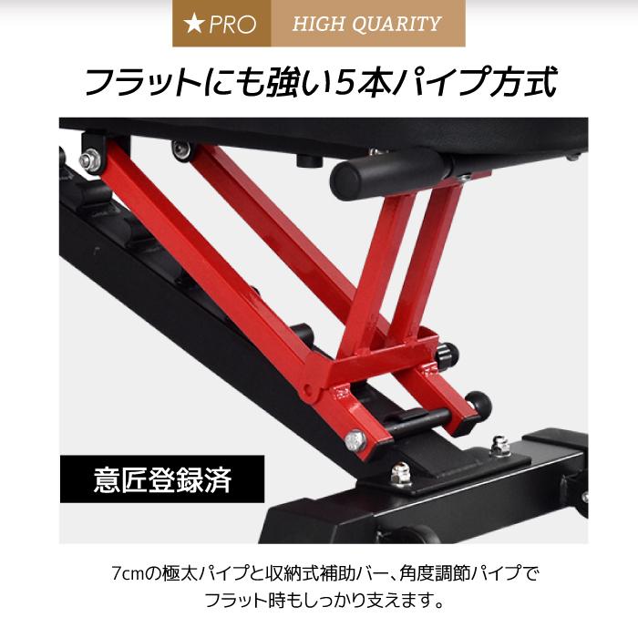 ☆3年保証☆ 最新モデル3WAYトレーニングベンチPRO デクラインベンチ