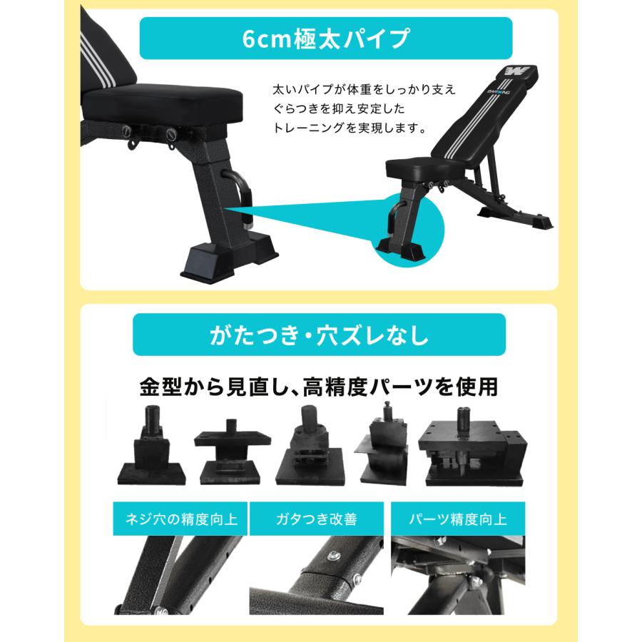 YouTen 3WAYトレーニングベンチ デクラインベンチ インクラインベンチ