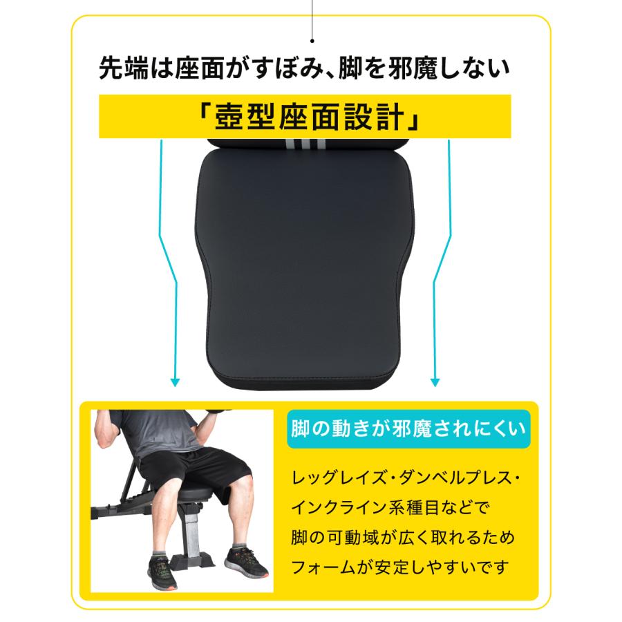 YouTen 3WAYトレーニングベンチ デクラインベンチ インクラインベンチ