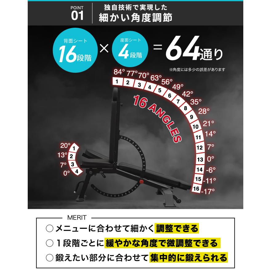 YouTen トレーニングベンチ インクラインベンチ フラットベンチ