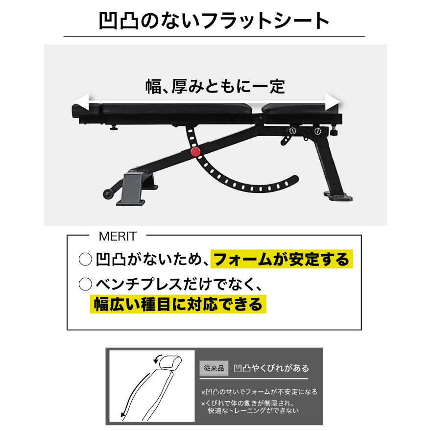 YouTen ☆3年保証☆ トレーニングベンチ インクラインベンチ フラット