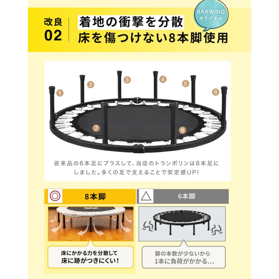 今夜限定価格　トランポリン トランポリン 折りたたみ 102cm 耐荷重100kg ダイエット エクササイズ