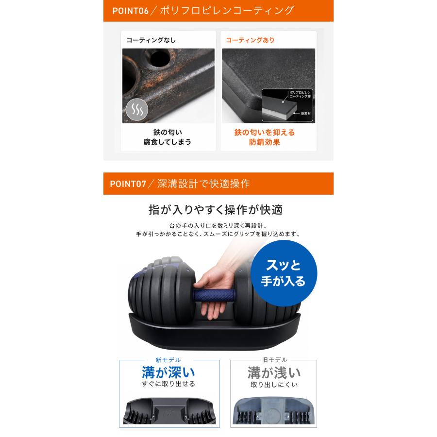 YouTen BARWING(バーウィング) NEW モデル 1kg刻み 可変式ダンベル
