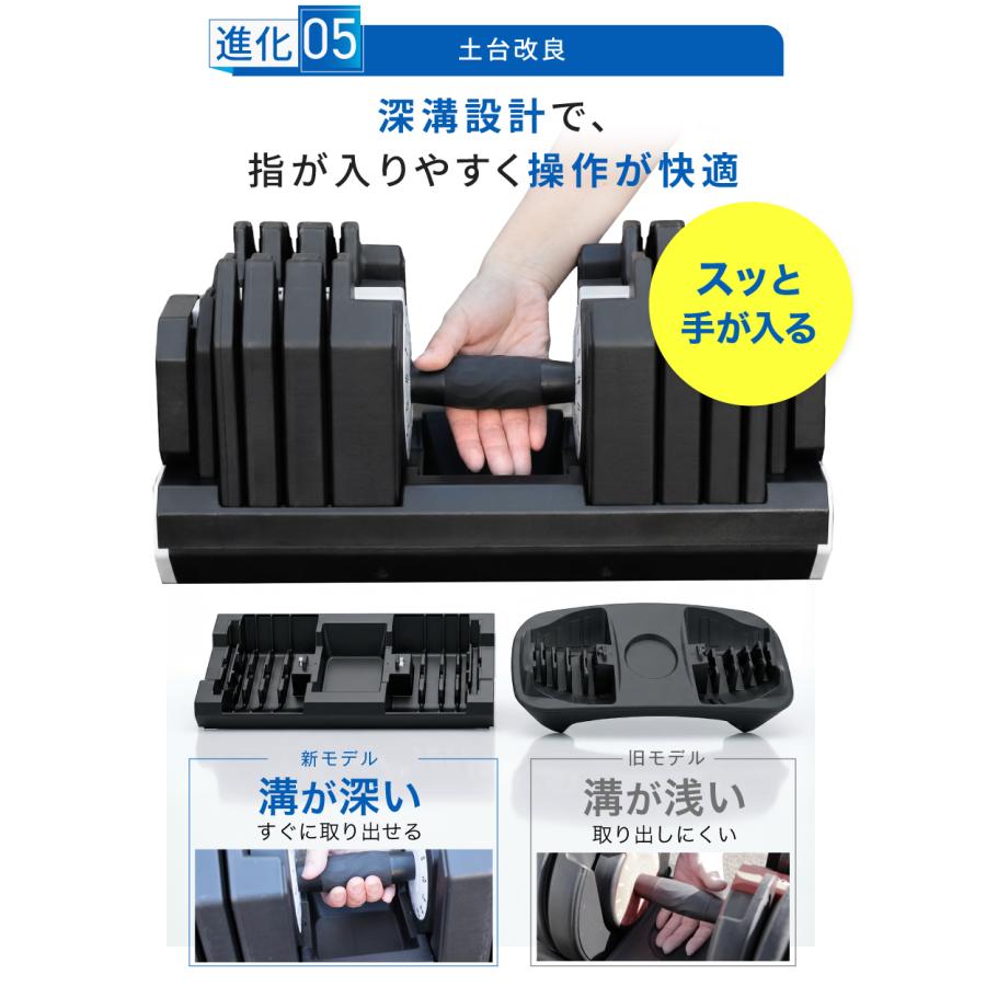 YouTen 可変式ダンベル 25kg 2個セット 片手で重量変更可能 ダンベル