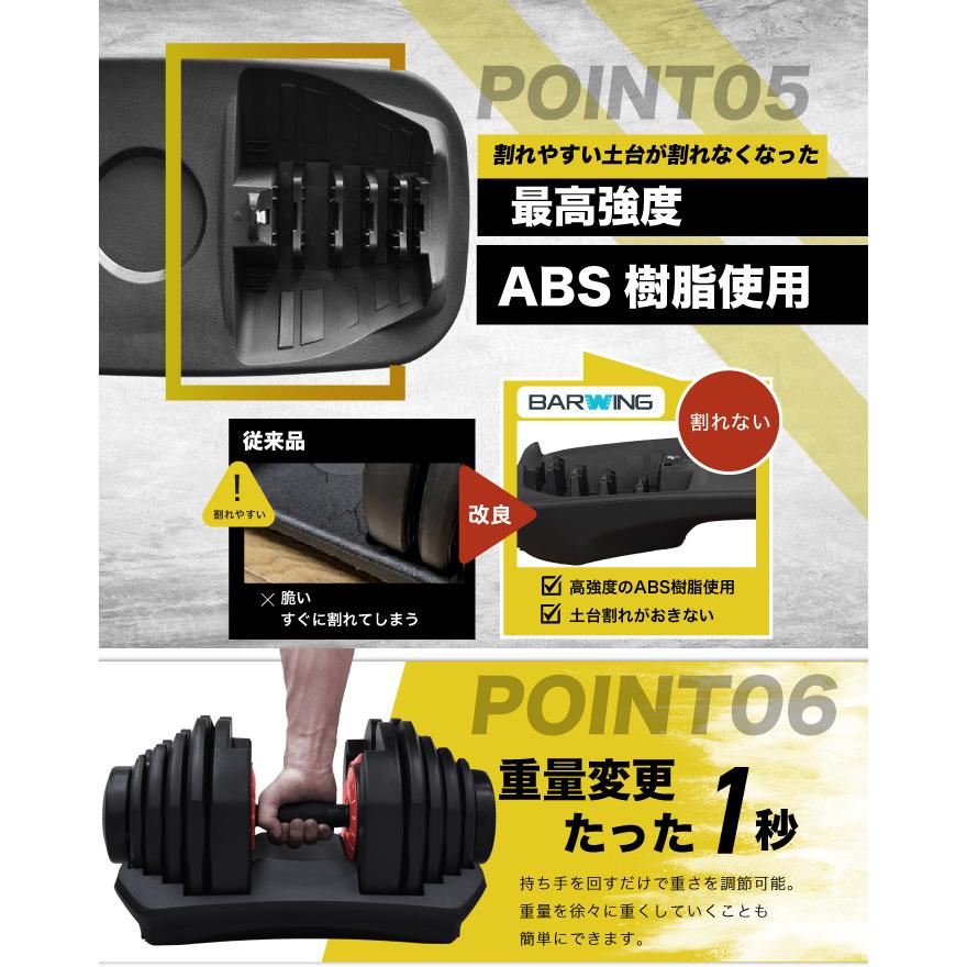 YouTen ☆期間限定価格 1/6まで☆ 可変式ダンベル 40kg 2個セット