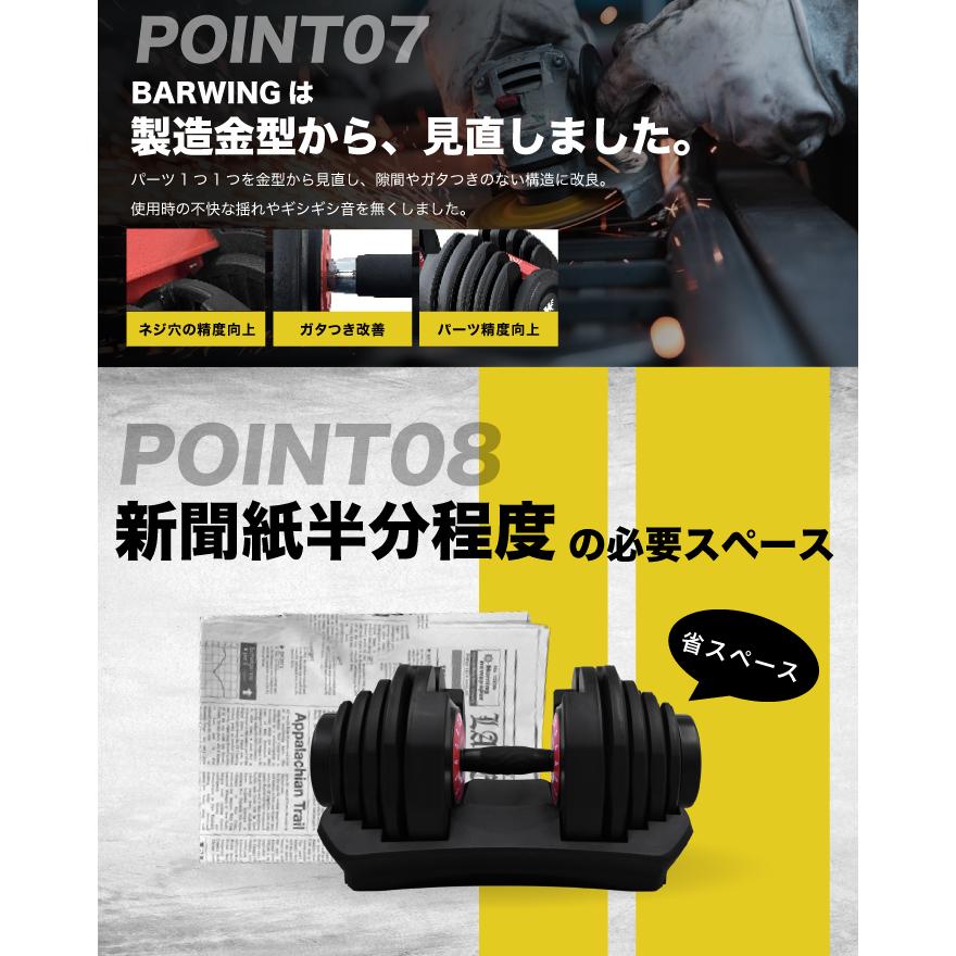 YouTen ☆期間限定価格 5/7まで☆ 可変式ダンベル 40kg 2個セット
