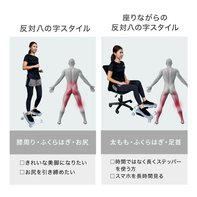 YouTen 【2年保証】 ステッパー 八の字 高さ調節無制限 ステッパー