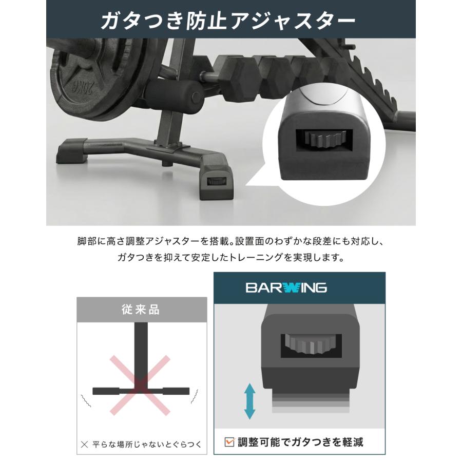 YouTen 【1台で全身鍛えられる】 BARWING トレーニングベンチ 2026年