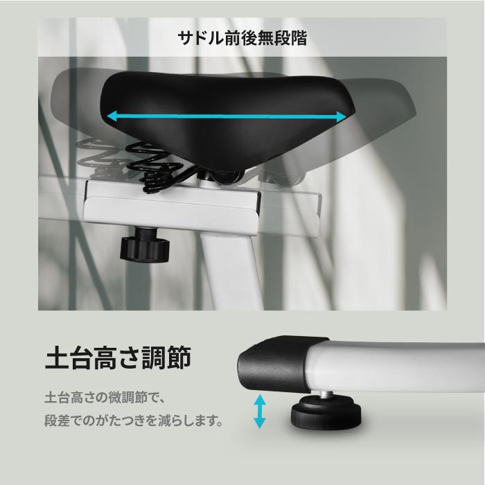 YouTen 【2年保証】 スピンバイク 10キロホイール ルームバイク