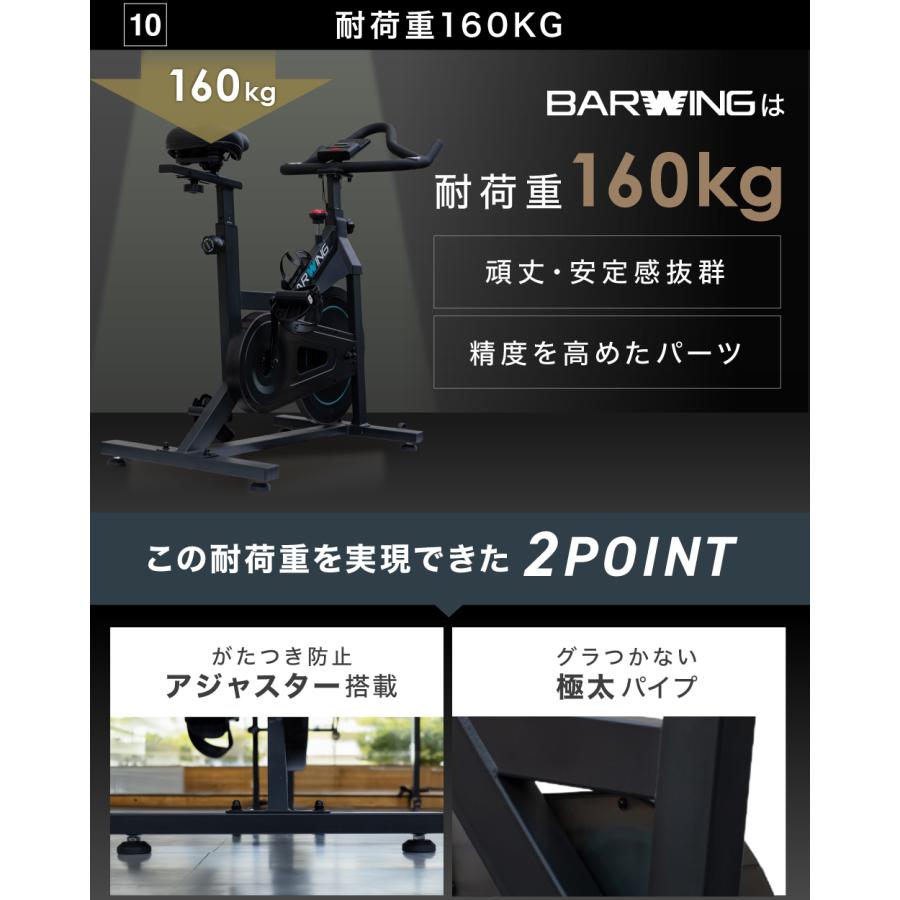 YouTen ☆期間限定価格 5/7まで☆ スピンバイク ホイール 15KG アプリ