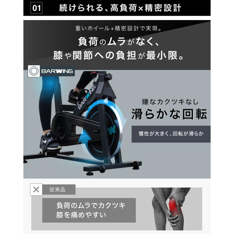 YouTen ☆期間限定価格 5/7まで☆ スピンバイク ホイール 15KG アプリ