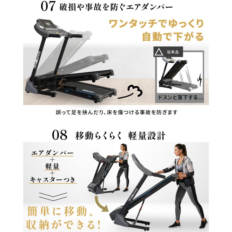 YouTen ルームランナー MAX20km/h ランニングマシン フィットネス 家庭