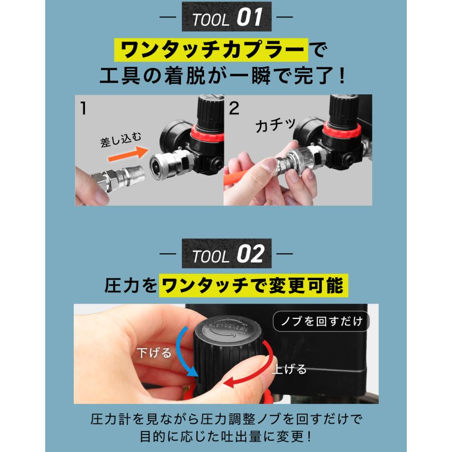 ☆3年保証☆ エアーコンプレッサー 小型 30L 静音 ハイパワー 高速充填