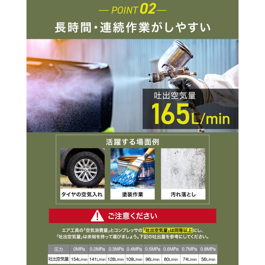 ☆期間限定価格 3/11まで☆ 【新カラー登場！】 エアーコンプレッサー