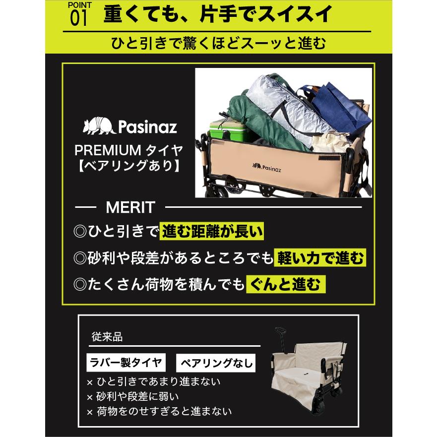 ★期間限定価格 12/11まで★ ベンチキャリーワゴン アウトドアワゴン キャリーワゴン キャリーカート 片手ハンドル  大容量 |  | 11