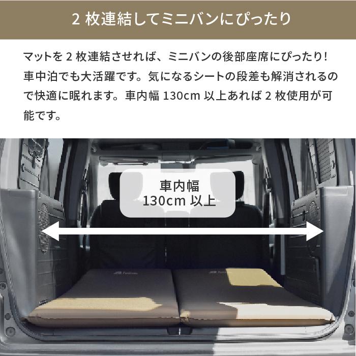 キャンプマット 厚手10CM 自動膨張 断熱 防災マット トリプルバルブ構造 ロール ウレタン 車中泊 マット 連結 インフレーターマット｜amj｜15