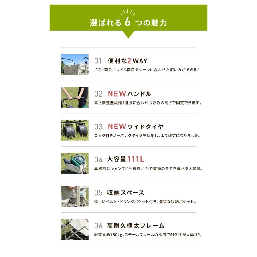 ☆期間限定価格 5/18まで☆ キャリーワゴン 大容量111L 両手ハンドル