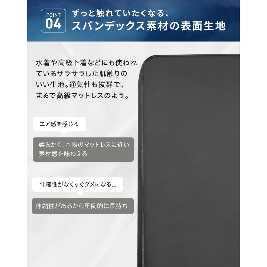 電動 インフレーターマット 電動ポンプ内蔵 厚手10CM キャンプマット