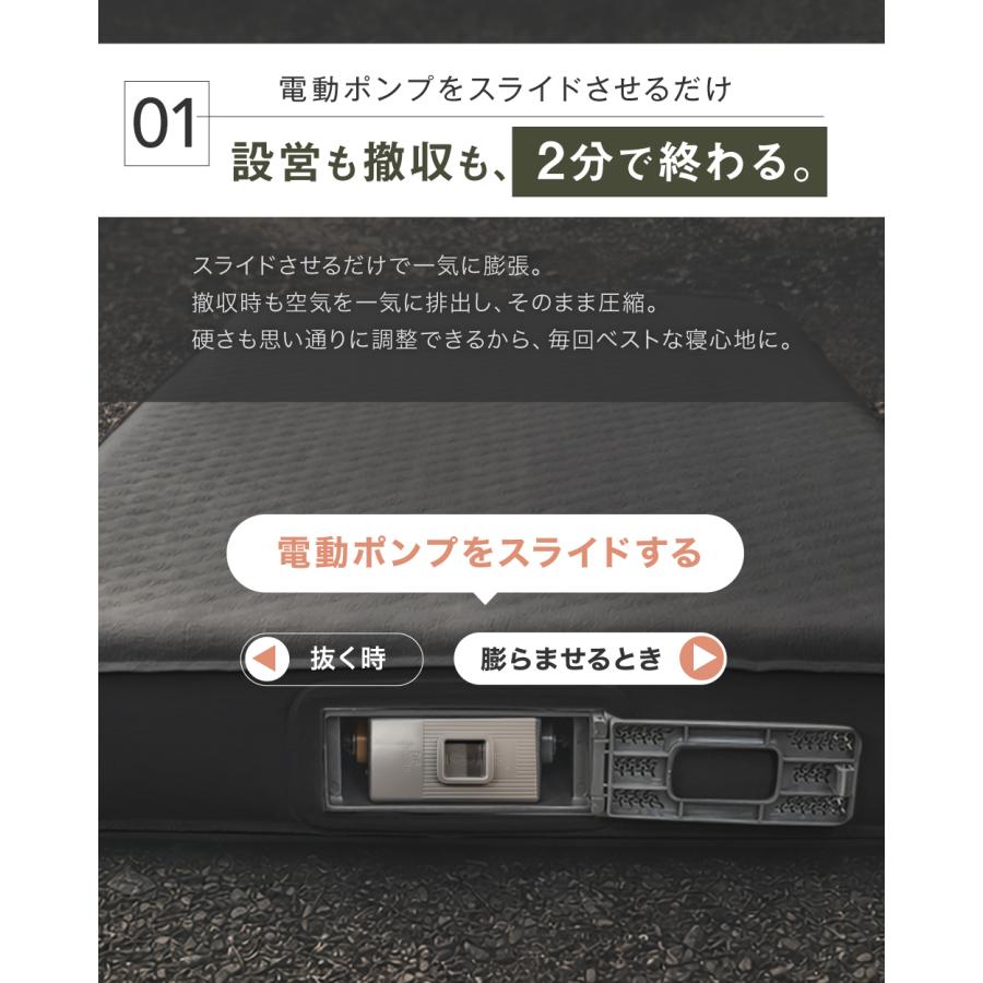☆期間限定価格 6/16まで☆ 電動ポンプ内蔵 インフレーターマット