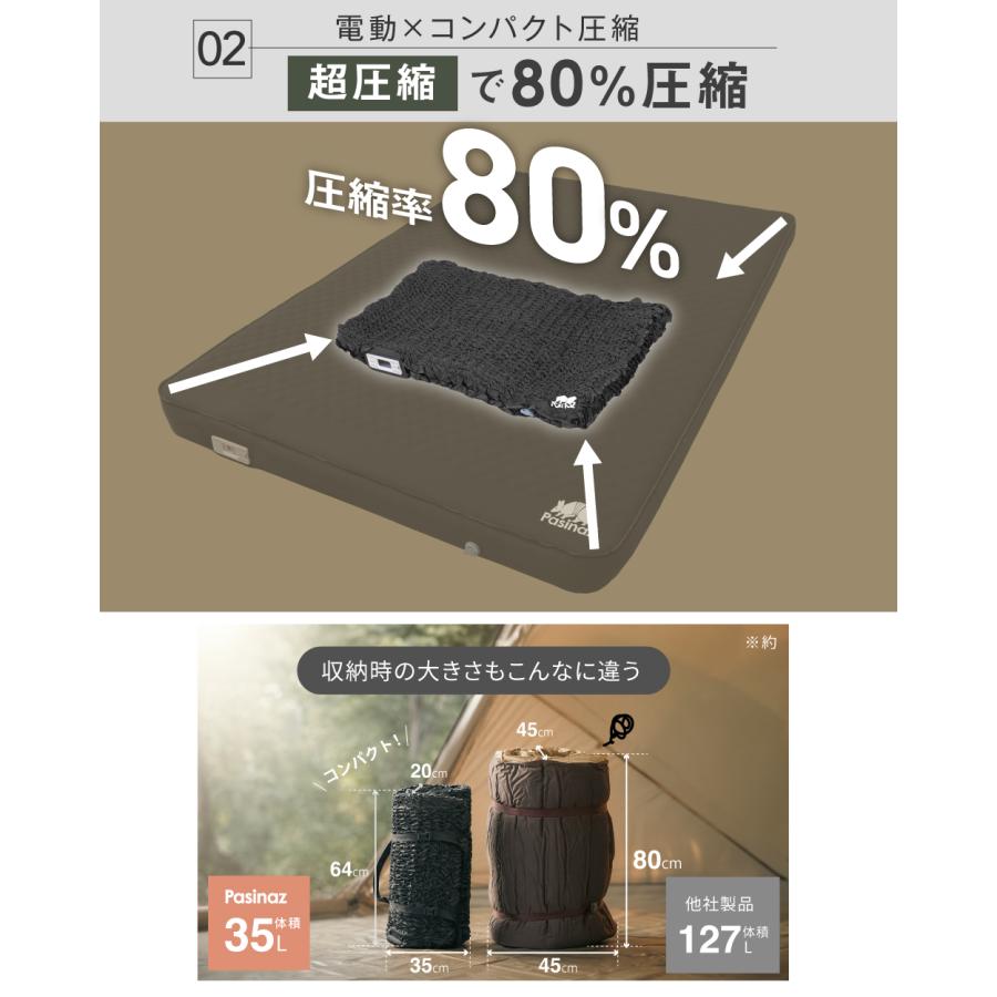 ☆期間限定価格 6/16まで☆ 電動ポンプ内蔵 インフレーターマット
