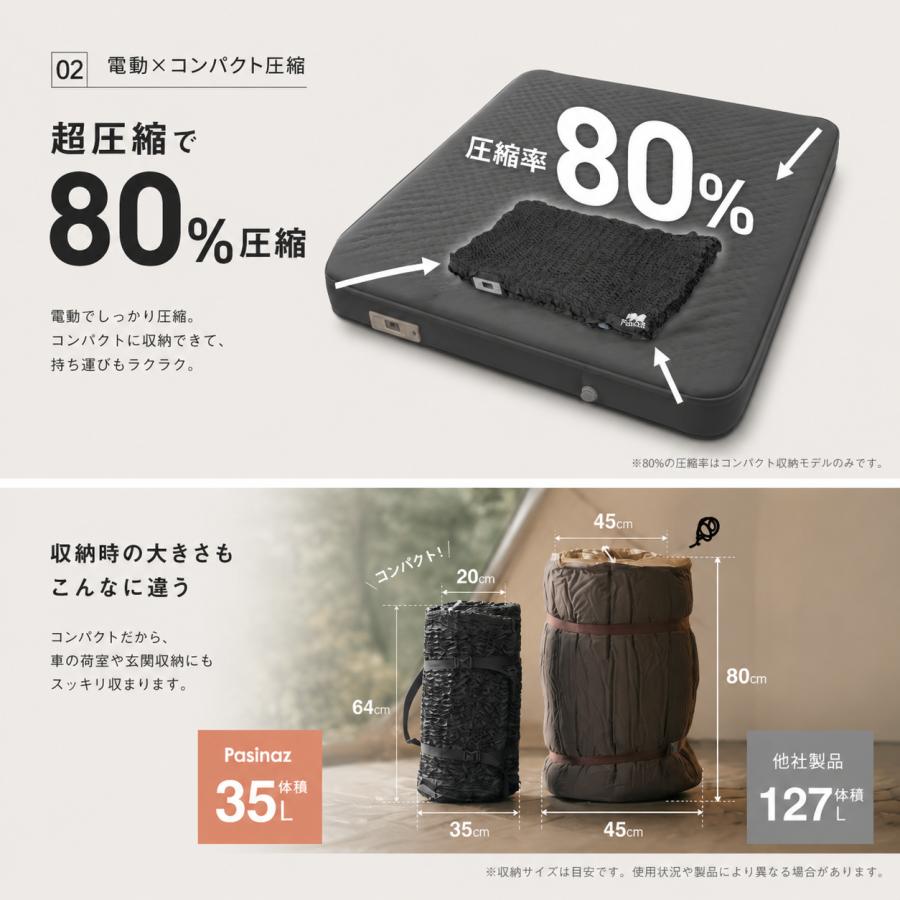 ☆期間限定価格 10/6まで☆ 電動ポンプ内蔵 インフレーターマット