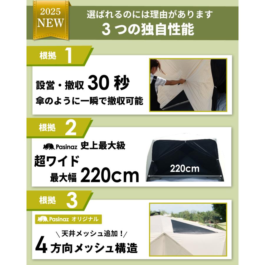 ☆期間限定価格 7/29まで☆ Pasinaz シルバーコーティング ワンタッチ