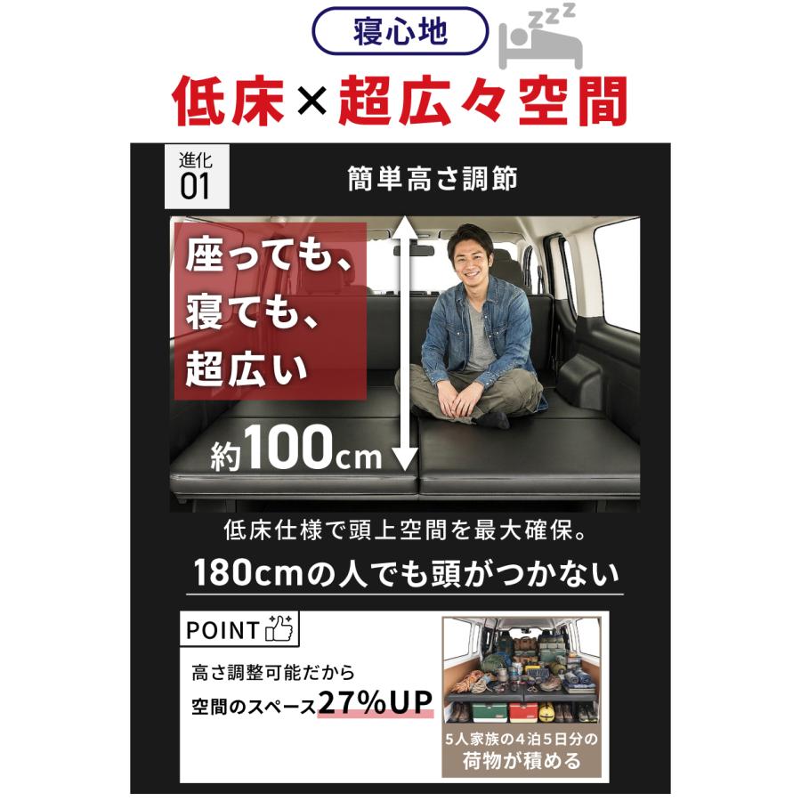 ☆期間限定価格 7/1まで☆ ハイエース ベッド ハイエースキッド 200系