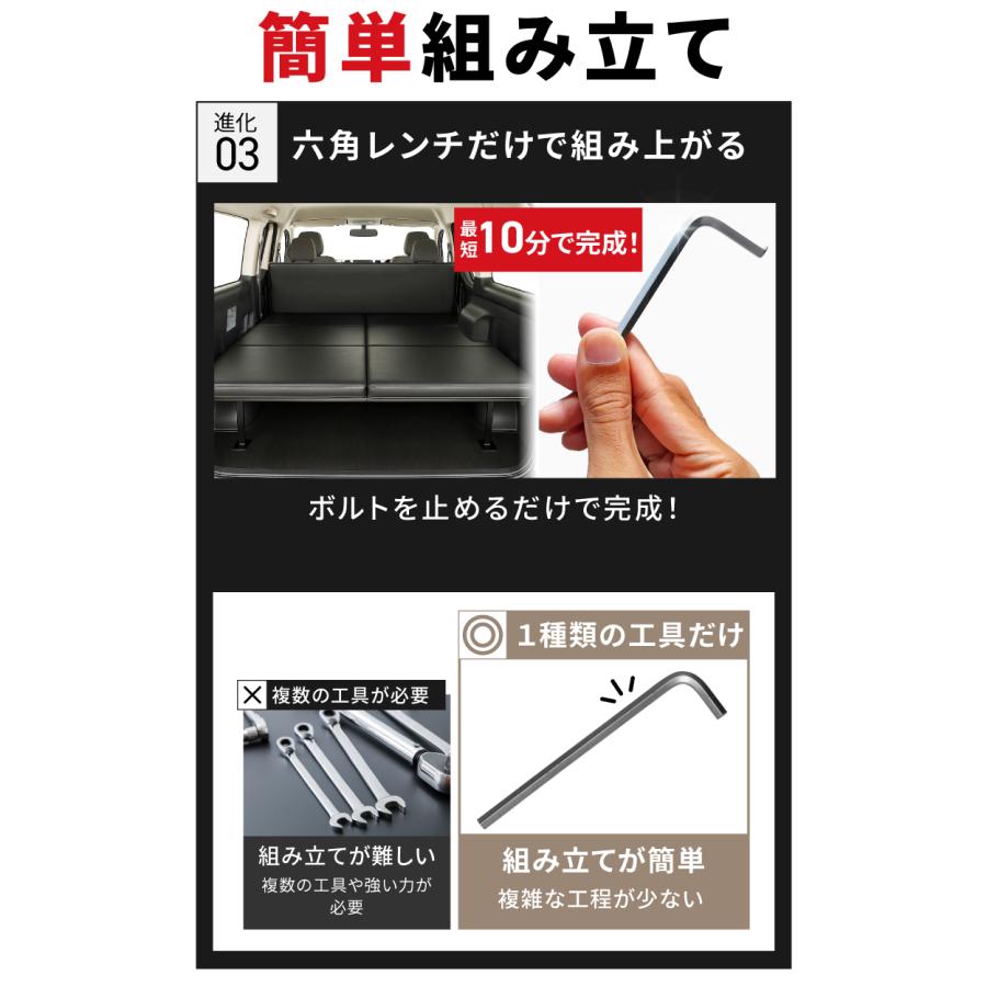 ☆期間限定価格 7/1まで☆ ハイエース ベッド ハイエースキッド 200系