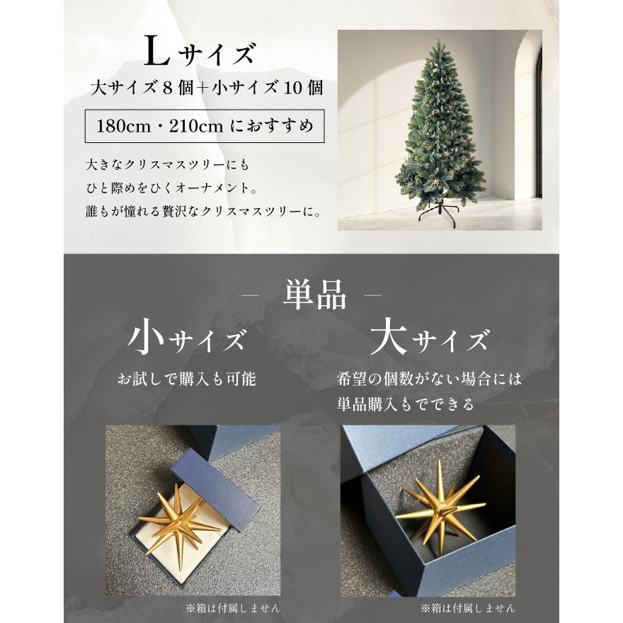 YouTen オーナメントL シルバー ハンドメイド ベツレヘムの星 単品販売