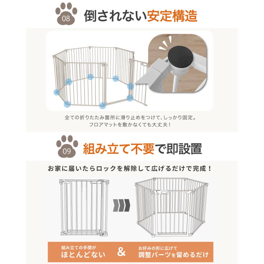 ☆期間限定価格 2/26まで☆ ペットケージ 折りたたみ 【2年保証】 6枚