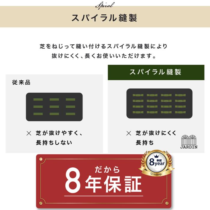 ★1年言いはなつ★ 人工芝 即物的人工芝 1ｍ×10ｍ U字いの一番 24本 嘱する 渦巻形 庭 ガーデニング 園庭 縁側 縁側 芝草 屋上 人工芝草