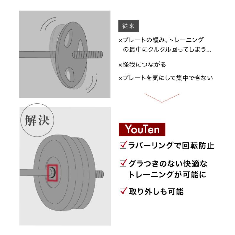YouTen ☆期間限定価格 5/7まで☆ バーベルセット 40kg バーベル