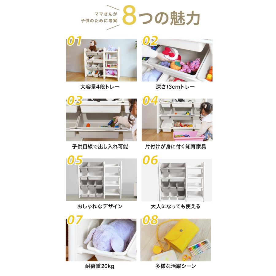 オモチャ収納 10トレー かわいいコンパクト ボックス リビング オモチャ収納 10トレー かわいいコンパクト ボックス リビング