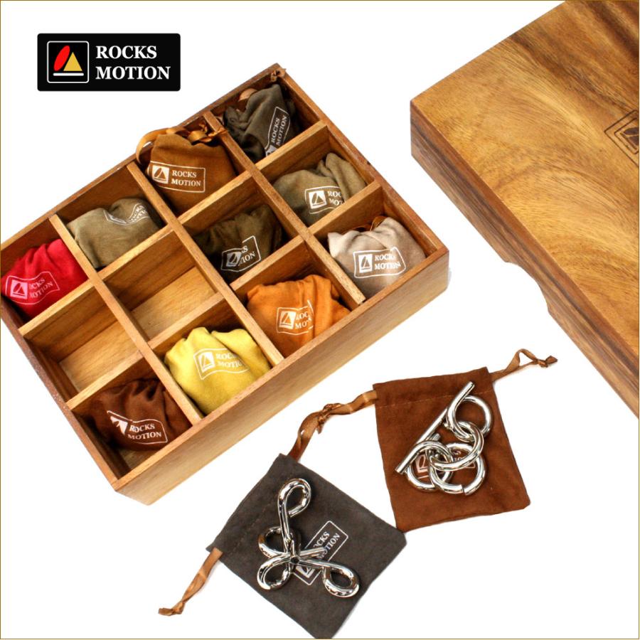 永久保存版】木製立体パズル12個＆知恵の輪12個のセット ギフトに最適