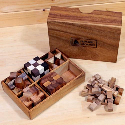 木製立体パズル 名入れ刻印無料 ギフトに最適 脳トレ 箱サイズ 20x14x7