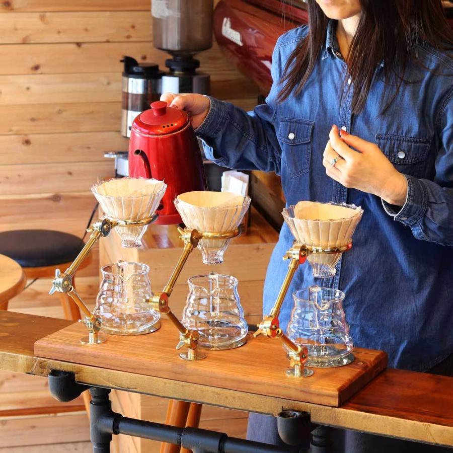 プロ コーヒードリッパースタンド Coupleing Pro 3連真鍮