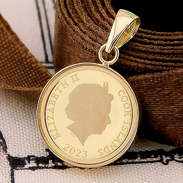 純金 1/30オンス Phoenix フェニックス 鳳凰 コイン 金貨 ペンダント