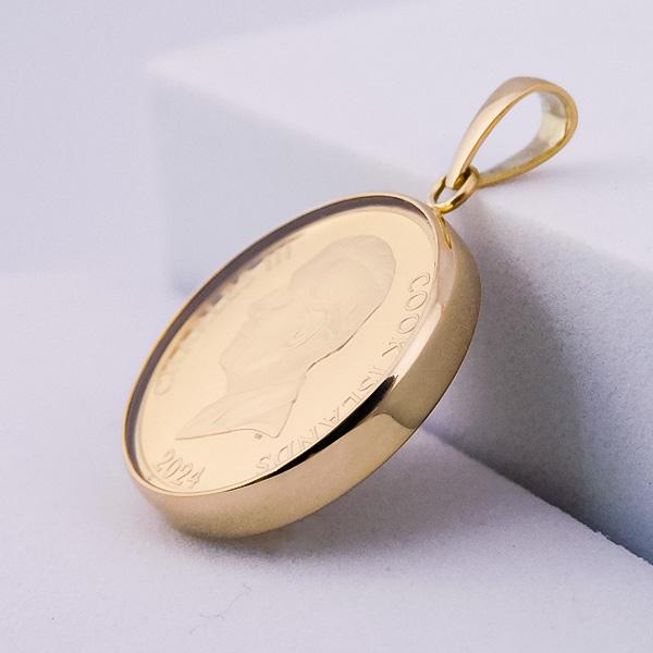 純金1/20オンス Dragon 龍 辰 ドラゴン コイン 金貨 ペンダント