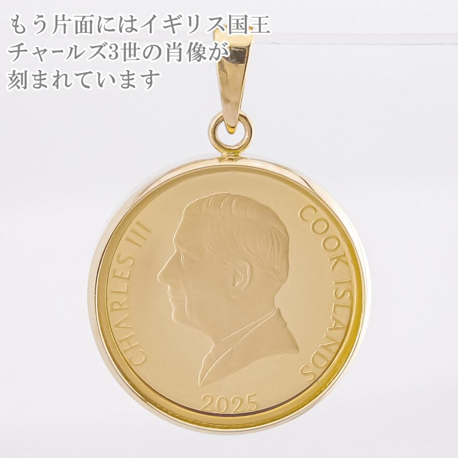 24金 18金 純金1/20オンス Snake 干支 巳 へび コイン 金貨 両面保護ガラス ペンダントトップ 2025年限定  1100年の歴史ある英国王立造幣局製造品質保証書付 : アミラトーレ・Ammiratore - 通販 - Yahoo!ショッピング